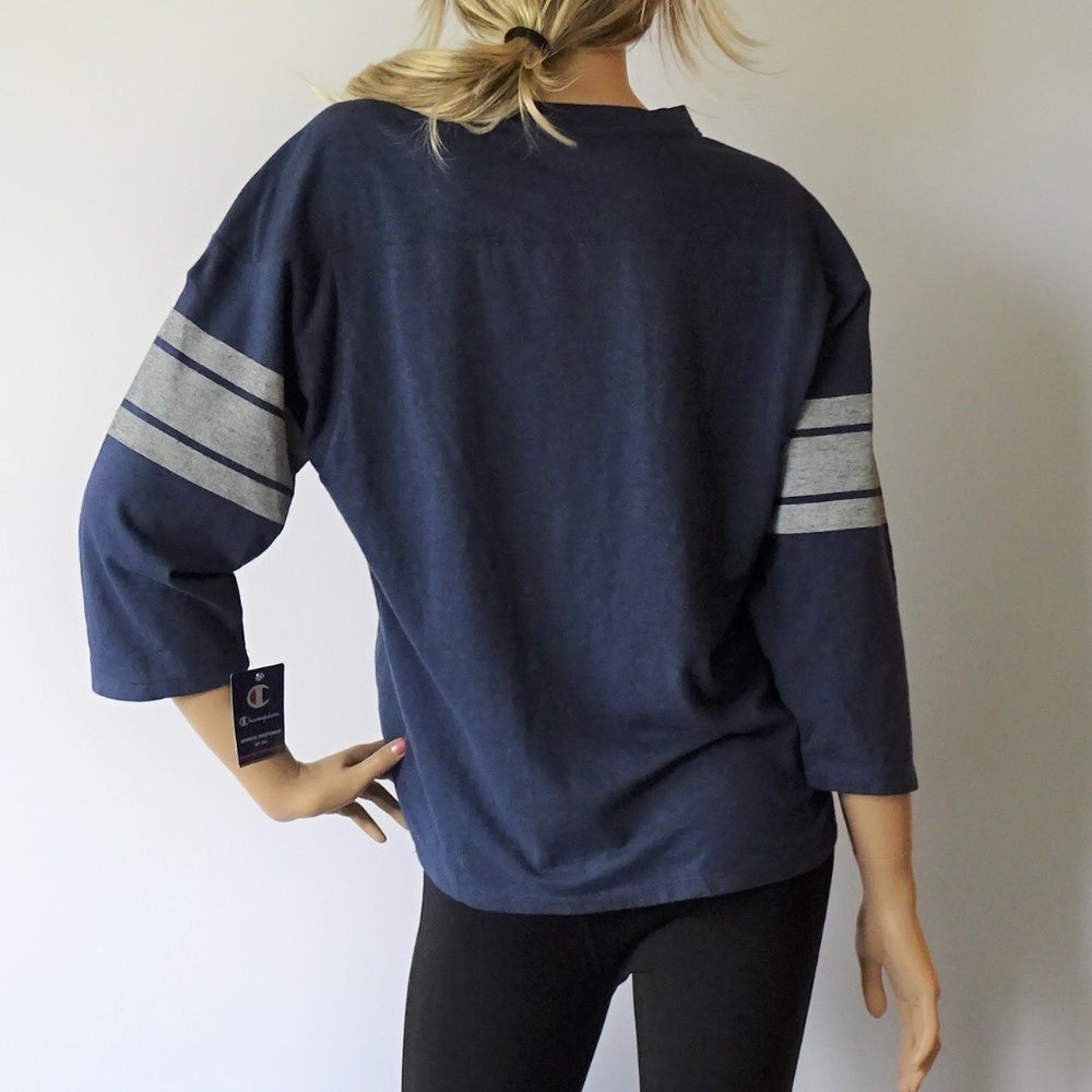 Champion Women's Heritage T-Shirt Script Logo NWT - Picture 2 of 2